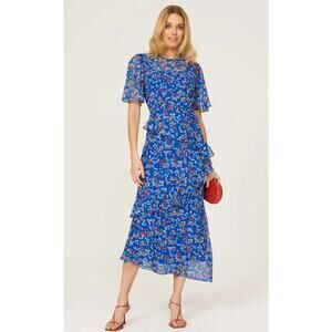 SALONI Vida Ruffled Dress